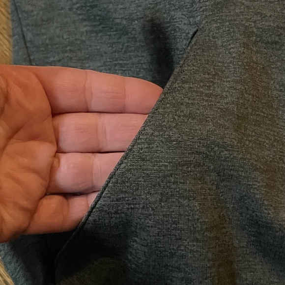 Nike Heathered Gray Hooded Sweatshirt Hoodie Workout Gym DRI-FIT men's size L - Picture 2 of 8